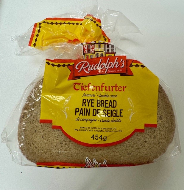 Rudolph's Tiefenfurter Rye Sliced 1lb